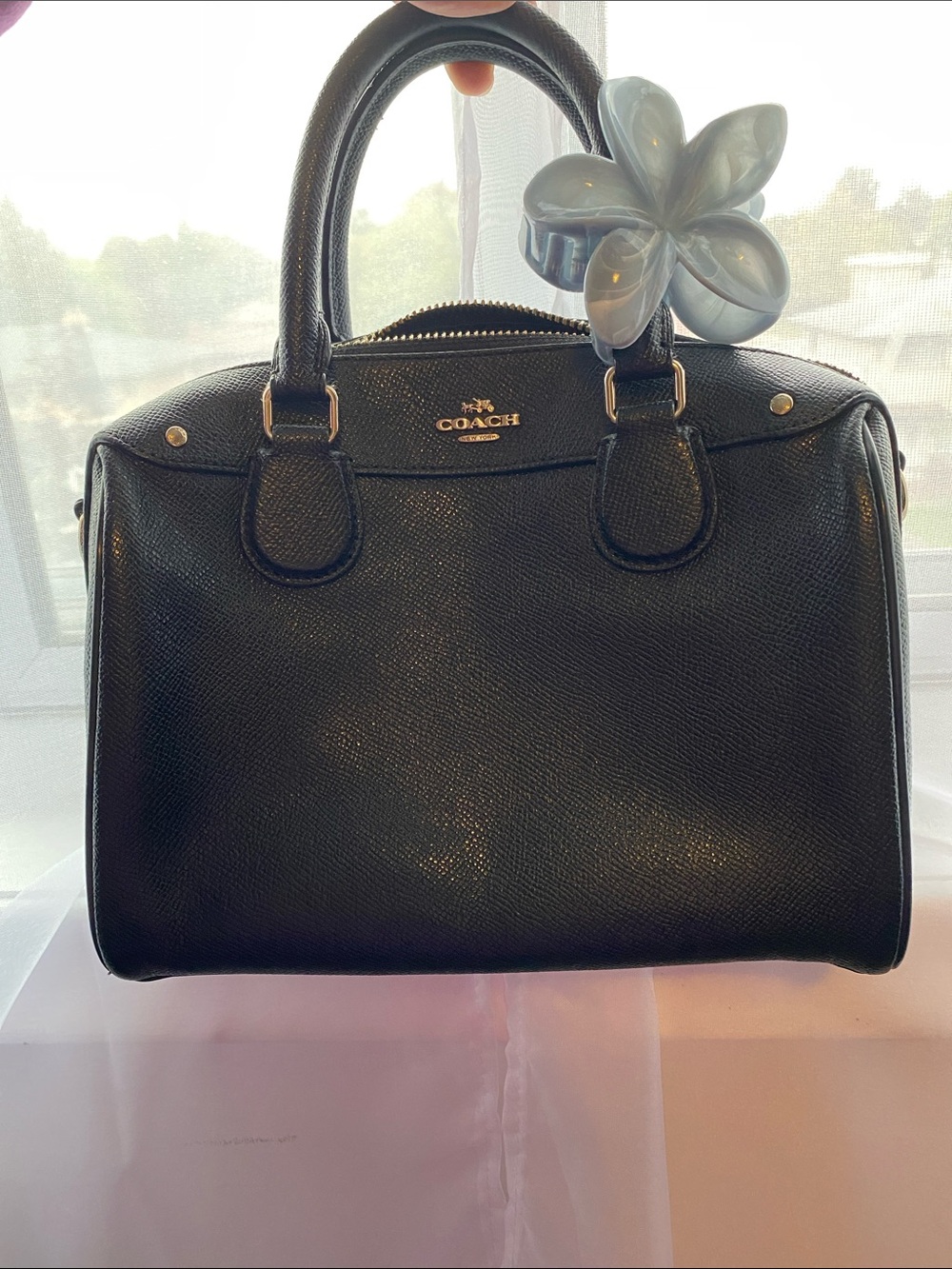 Coach Mini Bennett Satchel in Black